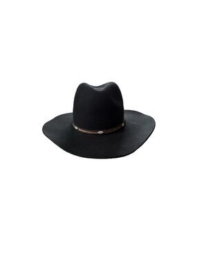 Men's Rodeo King Black Wool Blend Cowboy Hat One Size